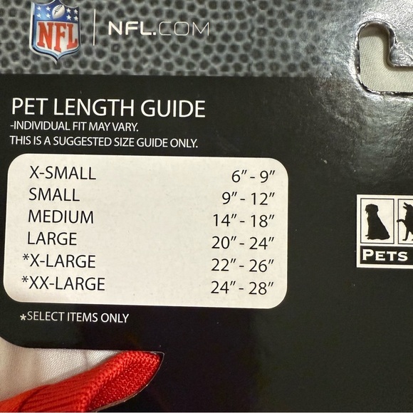 NFL Team Apparel Mahomes Dog Jersey Size large NWT - Picture 5 of 5